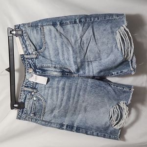 American Eagle Outfitters Hi-Rise Tom girl Bermuda Shorts size 12 NWT